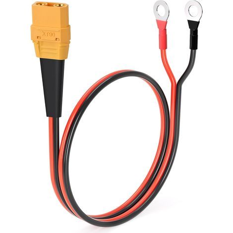 XT90 Cable, 10 AWG Female Connector, Tinned Copper Wire, O-ring, For RC Lipo FPV Battery (1/5)