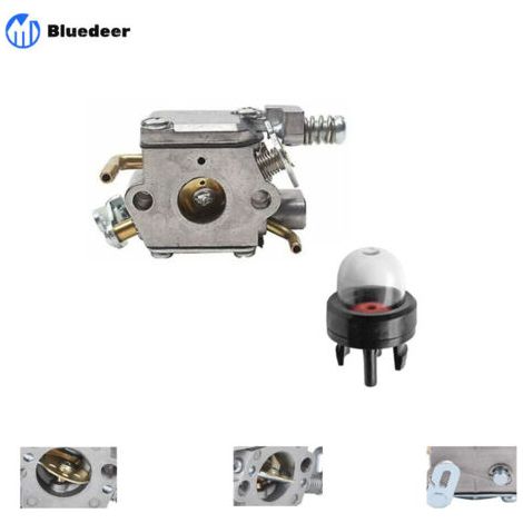 Carburateur Carb Pour 2500 Tronçonneuse Zenoah G2500 avec mousse d'huile (1/3)