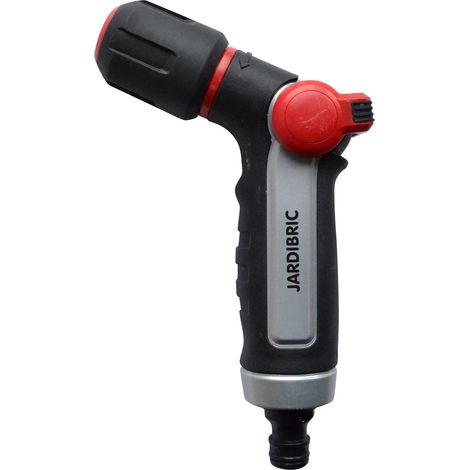 Pistolet de Lavage Jardibric avec Jet Rotatif en Métal Gainé Gamme Intuitive Premium (1/5)