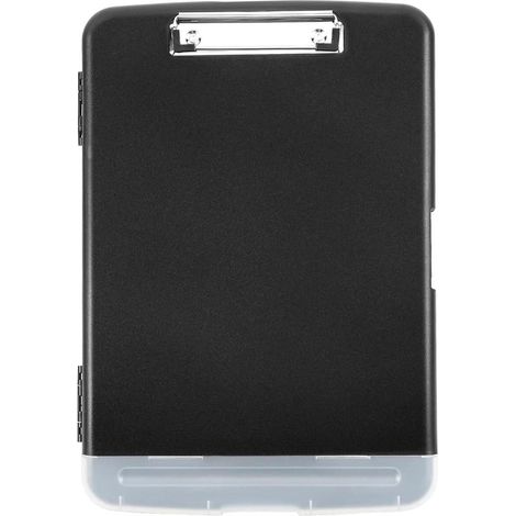 Classeur À Pince Avec Boîte De Rangement - Format A4 - En Polypropylène - Support Stylo Intégré - 1 Pièce
