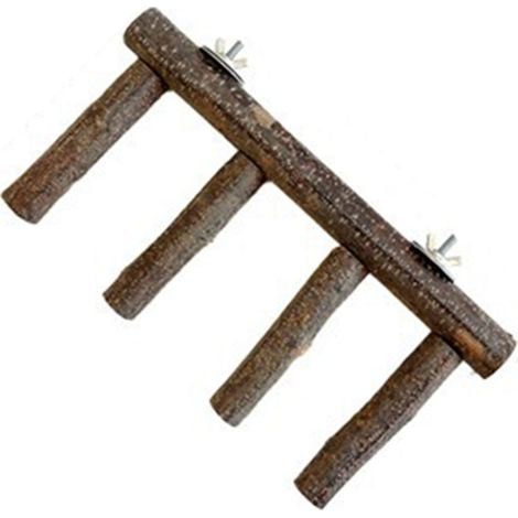 Perchoir en bois pour oiseaux, support à griffes, échelle pour perroquet, jouet d'escalade, coupe-griffes pour petits oiseaux, accessoires pour cage
