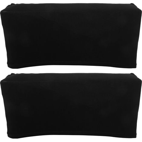 Housse de Dossier Extensible en Polyester pour Chaise de Bureau à Dossier Haut, Protection Antidérapante Facile à Retirer, Lot de 2 pour Maison et Espace de Travail (1/5)