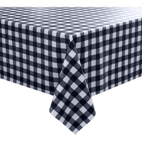 Nappe rectangulaire en PVC anti-brûlure et résistante à l'huile, pour la décoration de la table de cuisine. (1/4)