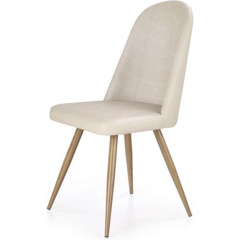 Chaise design beige Miya (1/3)