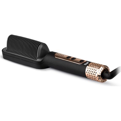 Nouveau peigne à cheveux à ions négatifs pour cheveux lisses et bouclés, fer à friser électrique double fonction