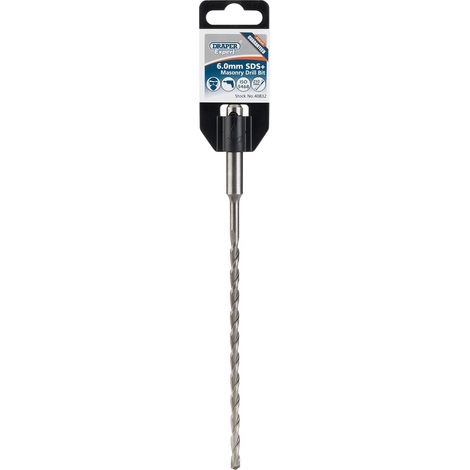 Draper 6.0X210 SDS Plus Masonry Drill Bit – Heavy-Duty 40832 Metric SDS+ Masonry Drill Bit for Concrete and Brick Drilling (1/5)