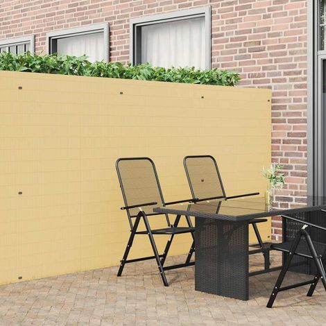 Gartenzaun Doppelseitig Gelb 1,8x3 m PVC