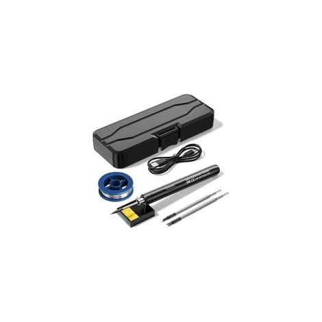 Kit de Fer à Souder sans Fil , Fer à Souder Rechargeable USB, Kit de Soudage 8W Avec Trois Embouts de Fer, Température Réglable, Fer à Souder électrique pour la réparation (1/5)