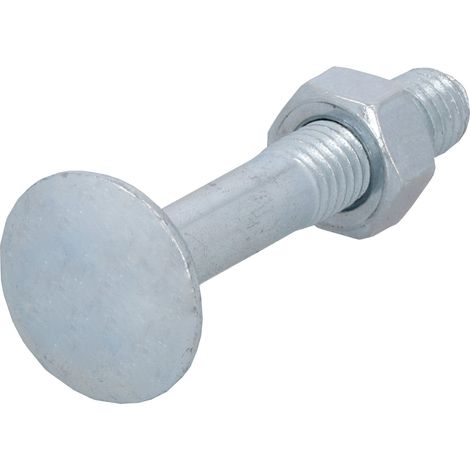 Suki Schlossschraube M8 x 60 mm, verzinkt, FK4.6, DIN 603 K25