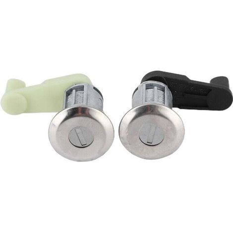 Paire de cylindre de serrure de porte avec clé 7701468981 pour Megane I Scenic I Clio II Thalia A (1/4)