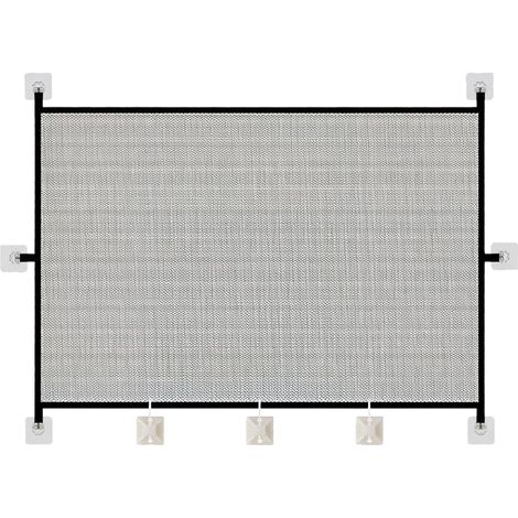 1 Pcs barriere de securite chien, Barrière Escalier Chien, Portable Barrière de Sécurité pour Enfant et Animaux, Barriere Chien sans Percage pour Escaliers, Couloirs, Porte (110  72 cm) (1/5)