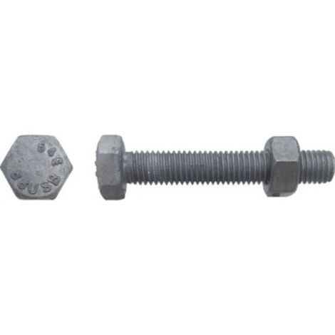 Boulon SB tête hexagonale 14 x 30 mm Galvanisé - Boite de 50 pcs - SB881403009B