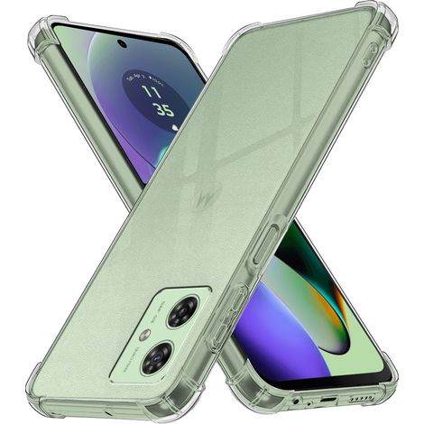 Funda para Motorola Moto G54 5G, resistente a caídas, transparente. (1/5)