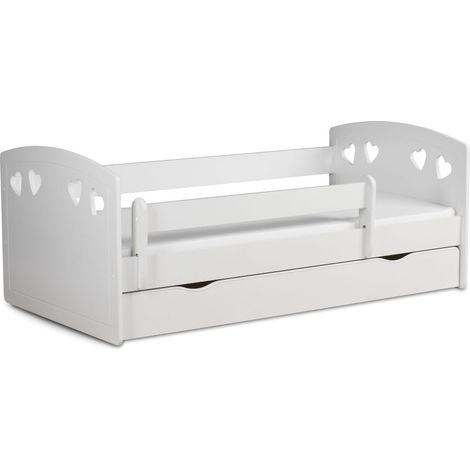 Lit 80x180 sommier et tiroir inclus Kocot Kids Julia - Blanc (1/5)