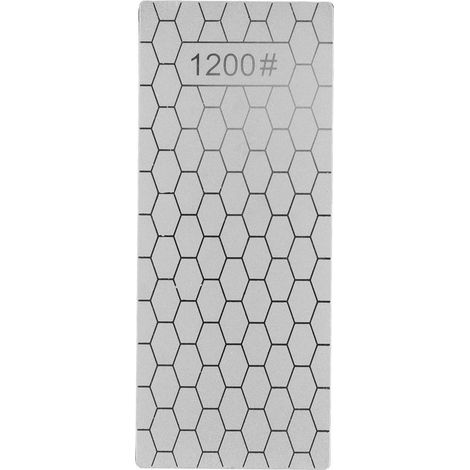 Pierre to sharpen in diamond, plate of knives rectangulaire, pierre to sharpen, tool of grinder for the kitchen, grain 1200 (1/5)