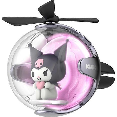 Ventilateur de voiture Kuromi, petit modèle, diffuseur d'aromathérapie, intérieur de voiture (1/5)