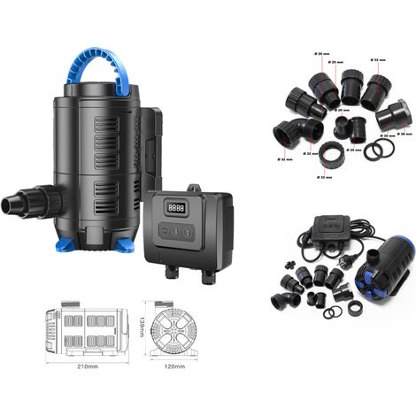 Pompe de filtration de bassin / étang 150w - 15000l / heure