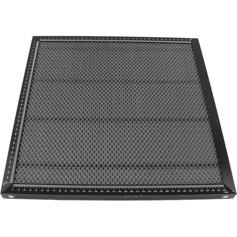 Accessoires pour plateforme de machine de découpe laser : panneau alvéolaire en aluminium 400 x 400 mm (1/5)
