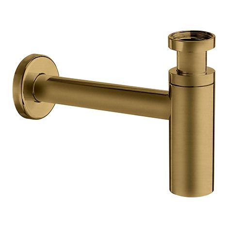 Siphon Lavabo Droit Luxe Laiton Design 35 Cm Vieux Bronze Robinetterie VIDAGES - CRISTINA ONDYNA MS3492 (1/2)