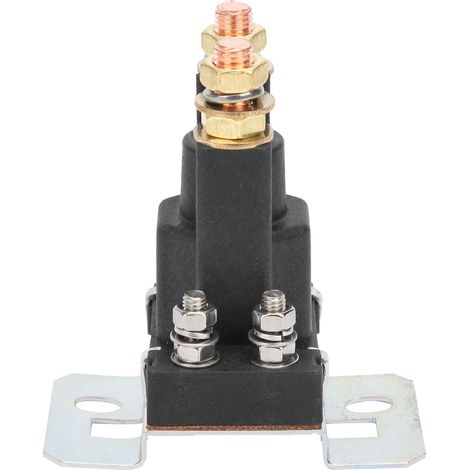 Relais de démarrage 4 broches normalement ouvert en acier inoxydable 500A 24V pour électronique automobile (1/5)