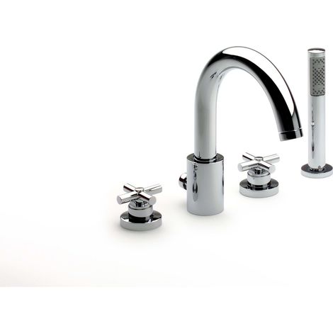 Baignoire/douche sur étagère avec douchette et flexible LOFT - ROCA (1/2)