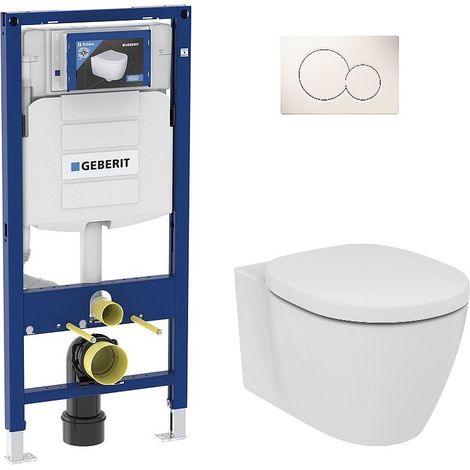 Pack Bati support Geberit et WC suspendu à fond creux Ideal Standard Connect (1/5)