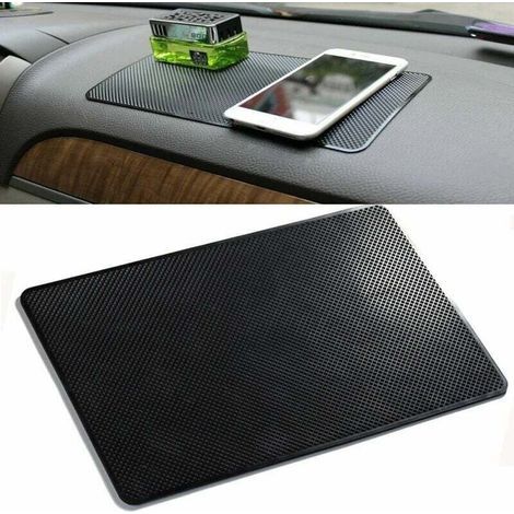 Tapis en PVC Auto antidérapant pour tableau de bord de voiture, 27x15CM, coussin de Gel collant pour support de lunettes de de téléphone, intérieur de voiture,STAR.L (1/5)