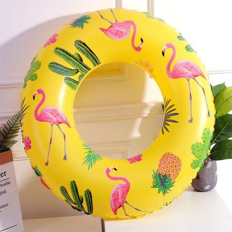 Bouée gonflable ronde et résistante pour piscine d'été (1/5)