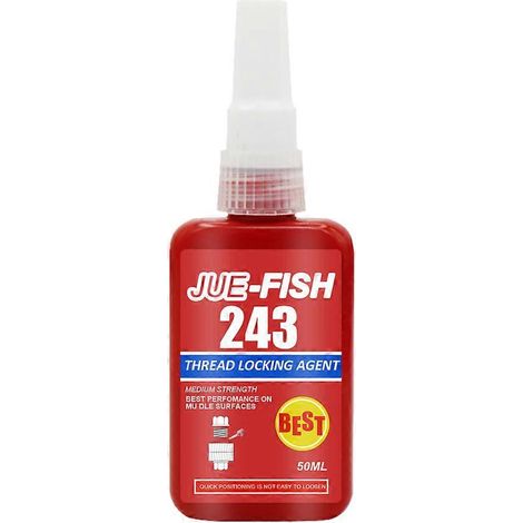 Colle à vis Loctite 243, colle anaérobie, 50 ml (1 à 3 pièces)