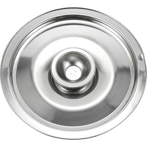 Couvercle de pot à épices en acier inoxydable de 14 cm (1 pièce)-14X14CM-Silver (1/4)