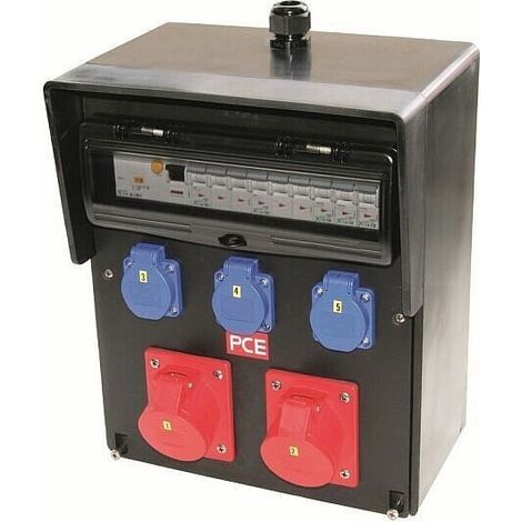 Distribuidor de pared pce salzburg bv 2x16 5 3xssd goma ip54