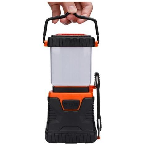 Le Lanterne Camping LED, Lampe Camping Puissante 1000lm, Luminosité Réglable, Eclairage Camping Etanche, pour Camping, Bivouac, Pêche, Randonnée, Cave, etc.(Orange) (1/5)