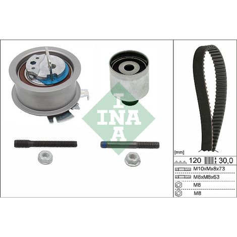 Pompa acqua + kit cinghia distribuzione 530020110 INA