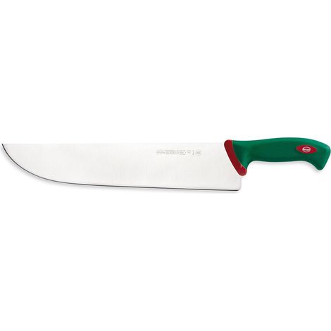 Sanelli Premana Professional Coltello macellaio per Affettare, Acciaio Inossidabile, Verde / Rosso, 48.5 x 3 x 7 cm (1/3)