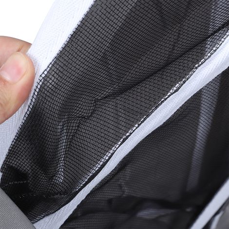 Chaqueta protectora para apicultura con doble cierre – Modelo gris confeccionado en tejido de mezcla de algodón – Ideal para largas jornadas de trabajo con velo de fácil apertura. (1/5)