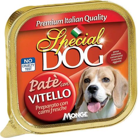 ALIMENTO PER CANI 'PATE SPECIAL DOG' vitello - gr 150
