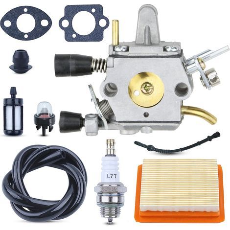 Carburateur pour Stihl FS120, FS200, FS250 – Kit avec Filtre à Air, Joint, Bougie – Débroussailleuse (1/5)