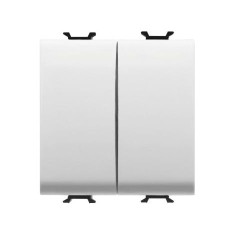 DOUBLE V-ET-V 2M 1P 16AX C.RAPIDE BLANC GEWISS GW10078F