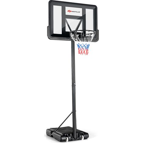 Portable Basketball Hoop for Both Youth and Adults Height Adjustable 1.35-3.05m (1/5)