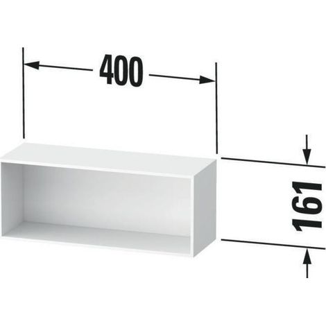Duravit Zencha Wandregal, 400x140x161mm, ZE1210084840000 (1/4)