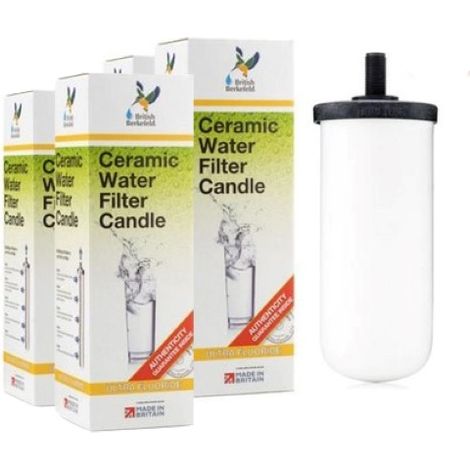 Lot X 4 Cartouches Ultra fluoride BRITISH BERKEFELD pour filtre à gravité