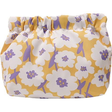 Trousse de maquillage étanche imprimée éclats, mini pochette de rangement cosmétique imperméable (1/5)
