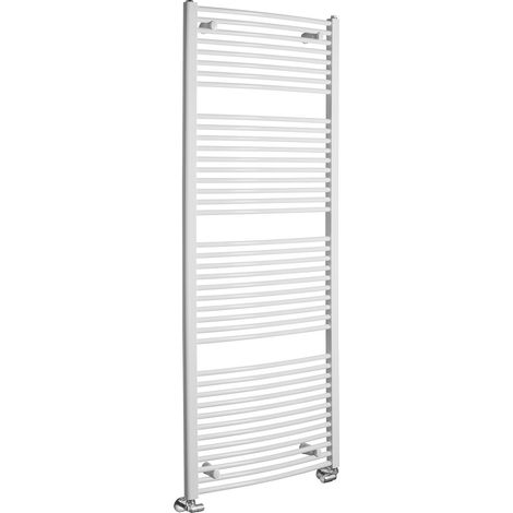 Radiateur de salle de bain ORBIT avec raccordement latéral 750x1850 mm, blanc (1/3)