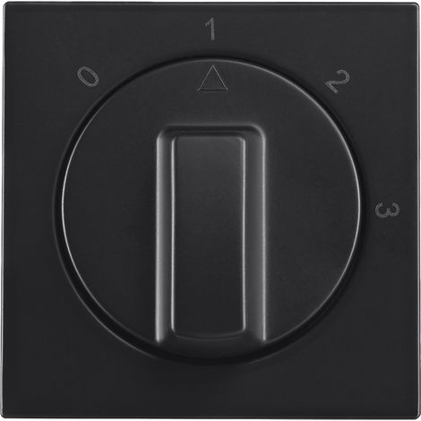 ION Industries Plaque centrale Noir Hxl5.5xL5.5cm