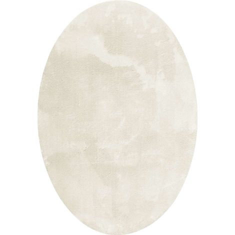 Maison Exclusive - Bereichsteppiche Oval HUARTE Creme 120 x 170 c