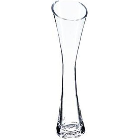 Soliflore en Verre Évasé "Tia" 30cm Transparent