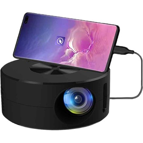 Projecteur - 1080P - WiFi - Android TV - Bluetooth - USB - Pour Home Cinéma - Portable - LED - 1 Pièce (1/5)