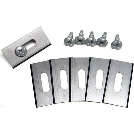 Lames de tondeuse Husqvarna Lot de 30 lames double tranchant en acier inoxydable, affûtées, compatibles modèles courants (1/4)