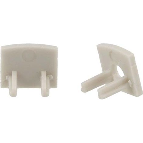 Coppia Tappi Tappini Termine Per Chiusure Profilo Alluminio Super Slim BA1008 (1/3)