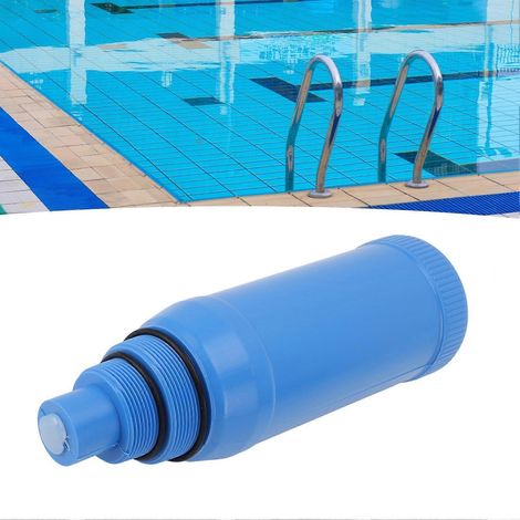 Écumoire de piscine avec bouchons antigel pour l'hiver, lot de 2, bleue. Format compact, installation facile, convient aux petites piscines. (1/5)